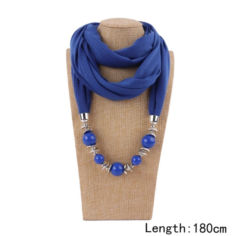New Chiffon Scarf Beaded Solid - Infinity Scarf Knit review and price