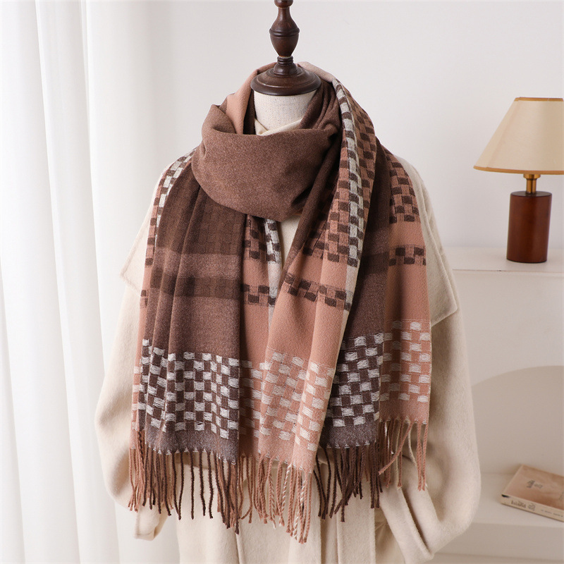 Luxury Brand Cashmere Women Pl - Woven Scarf Blanket review and price