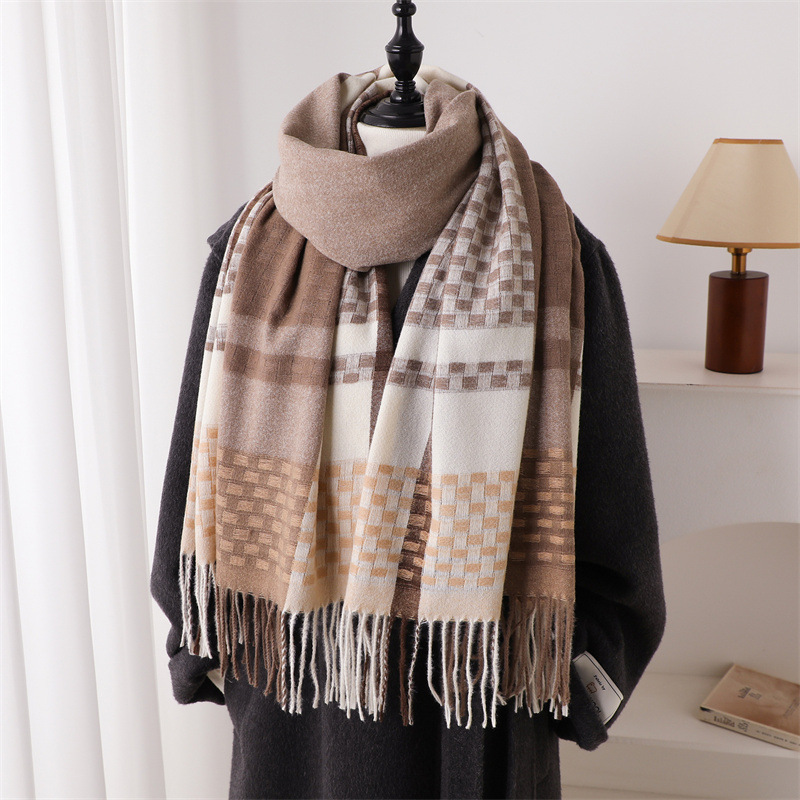 Luxury Brand Cashmere Women Pl - Woven Scarf Blanket review and price