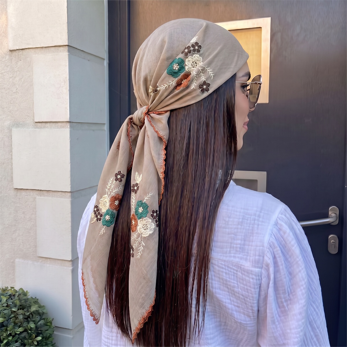 Scarf Square Hijab Bandana Han - Face Scarf Mask review and price