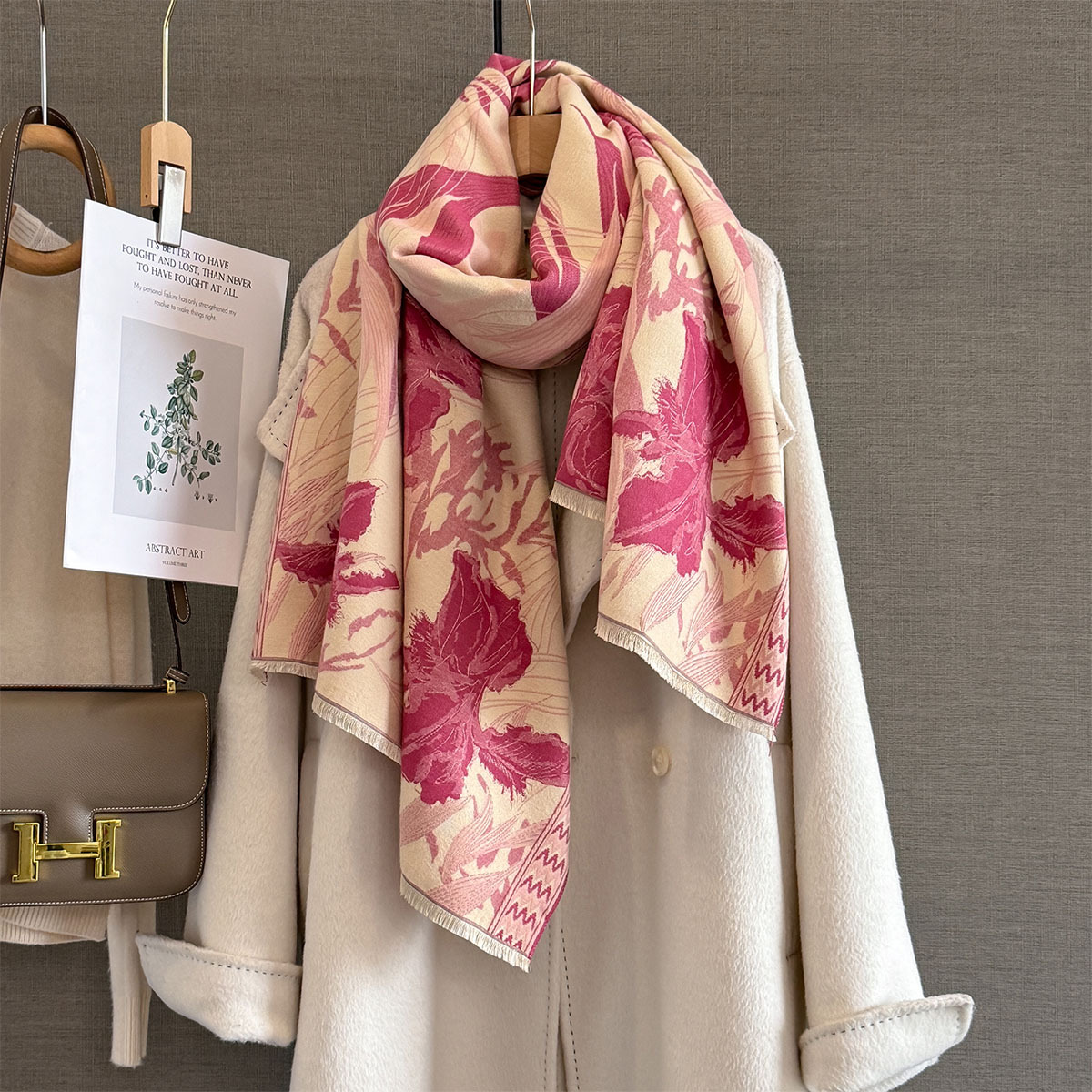 Autumn Cashmere Scarf for Wome - Woven Scarf Blanket review and price