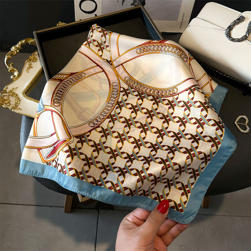 Luxury Female Square Scarf Cha - Face Scarf Mask review and price