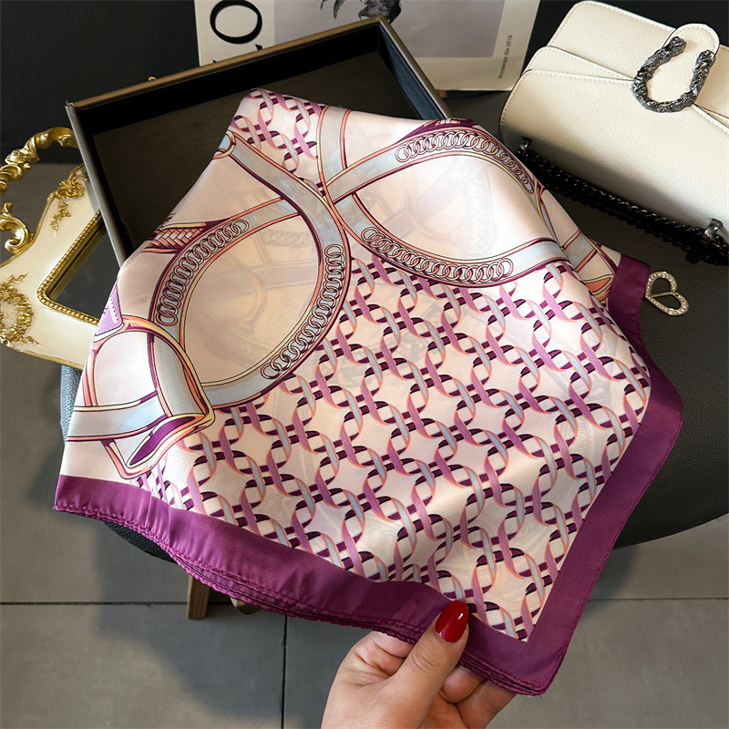 Luxury Female Square Scarf Cha - Face Scarf Mask review and price